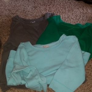 Set of 3 lightweight sweatshirts